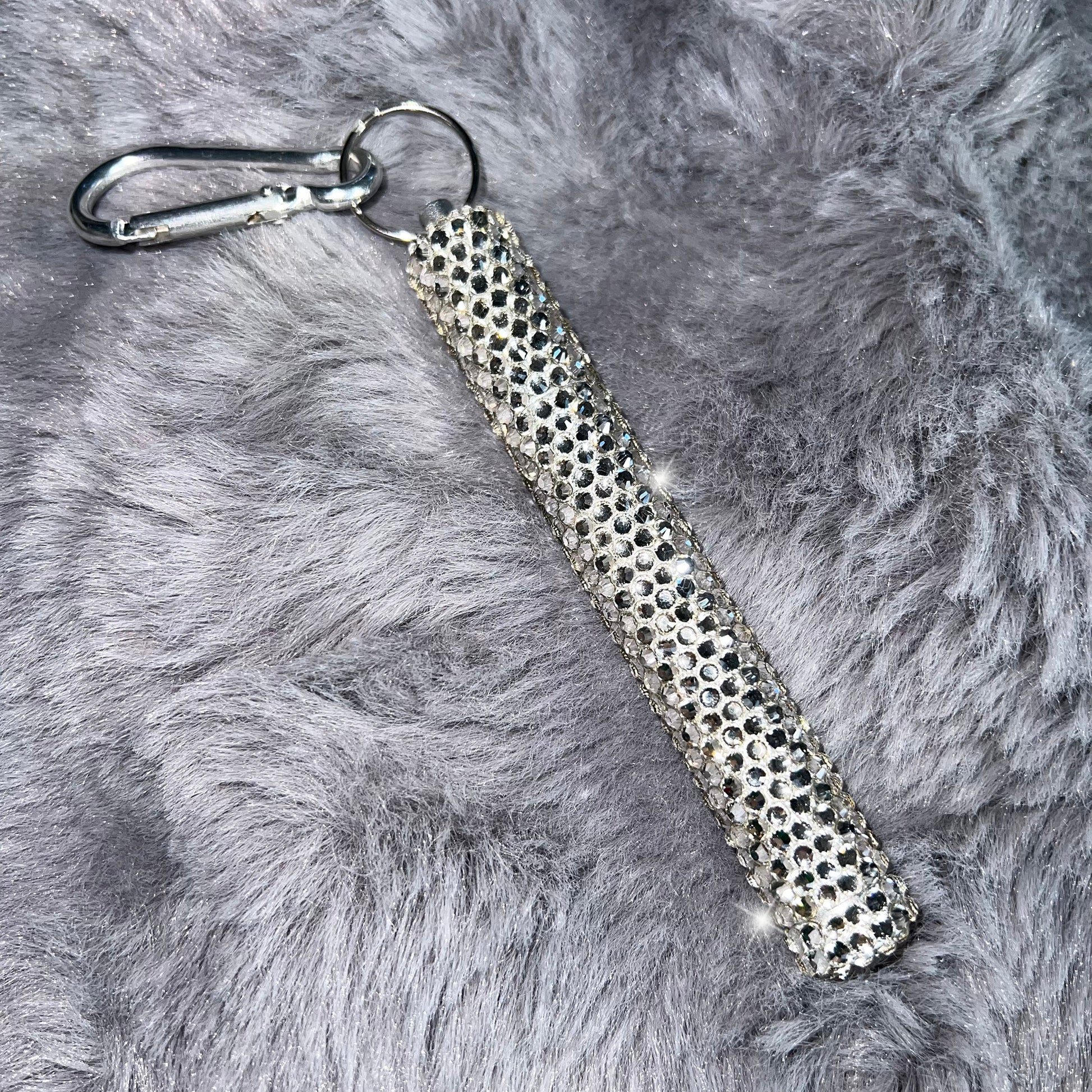 White Crystal Telescopic Reusable Travel Straw