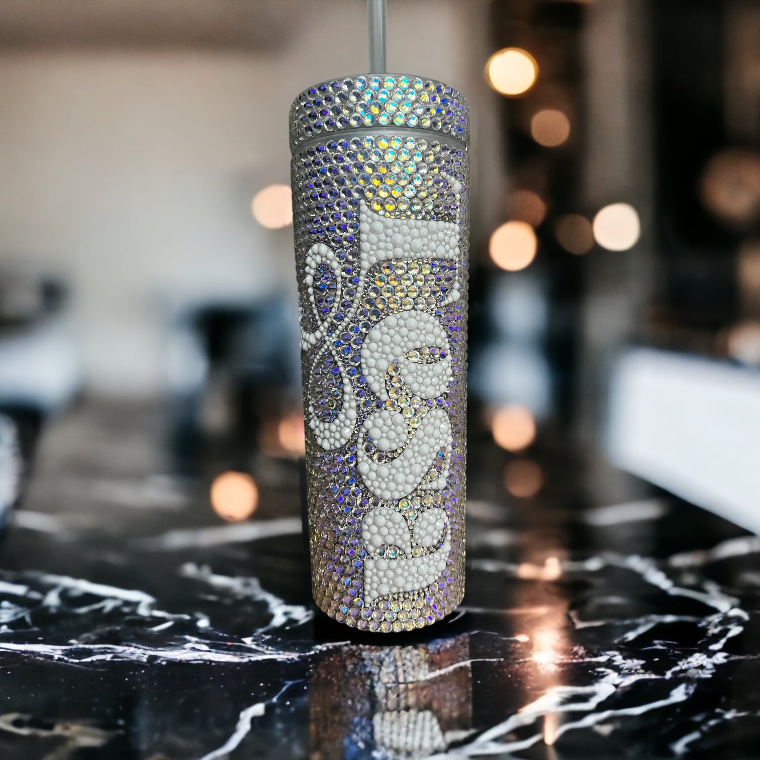 Rhinestone Tumbler with Name